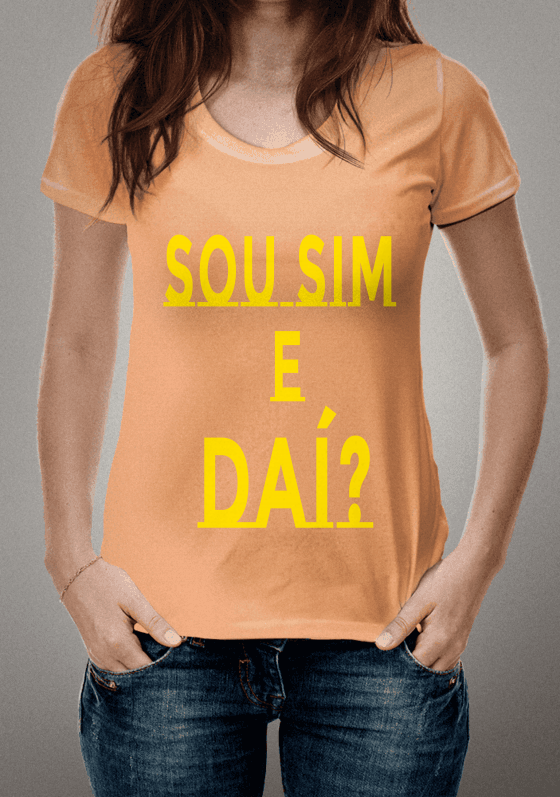 Nome do produto  Sou Sim Stampa Pop