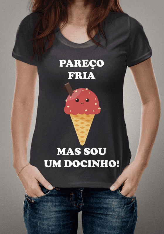 Nome do produto  Sou um docinho! Versão feminina