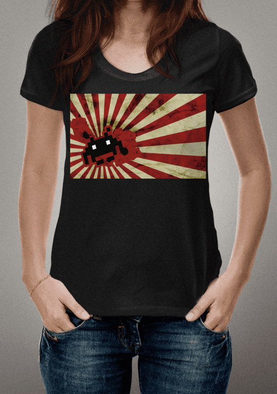 Nome do produto  SPACE INVADERS FLAG