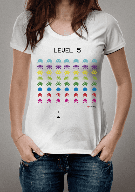 Space Invaders Level 5 - Branco
