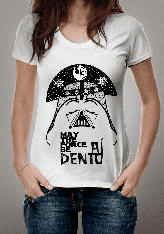 Nome do produto  Star Wars "May the force be aí dento"