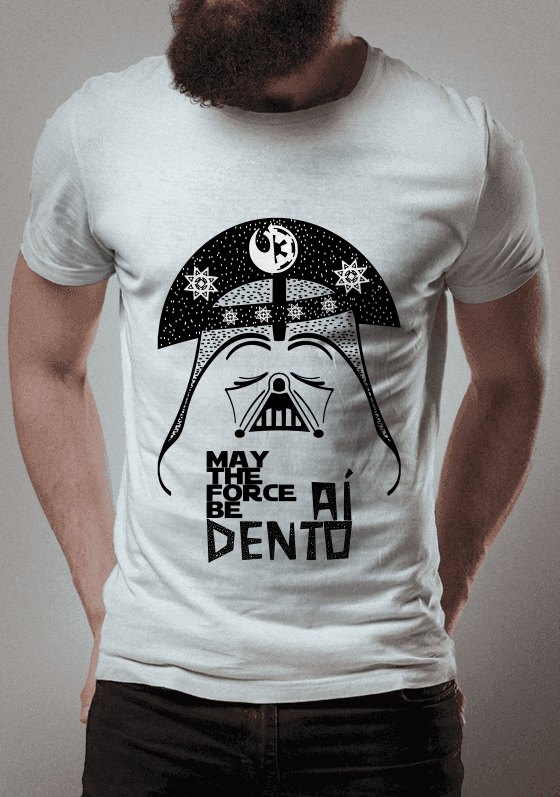 Nome do produto  Star Wars "May the force be aí dento"