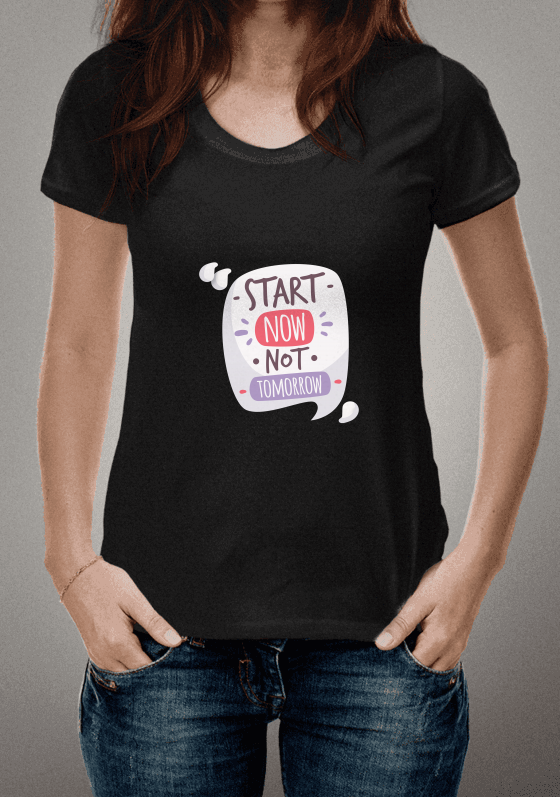 Nome do produto  Start Now, Not Tomorrow