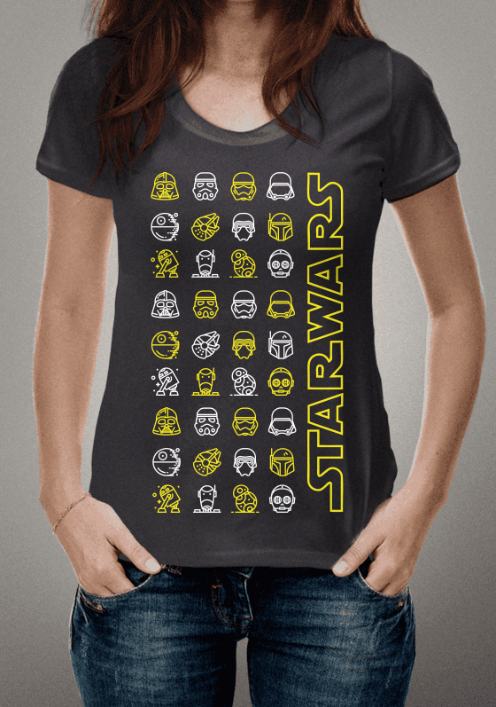 StarWars print 2 colors
