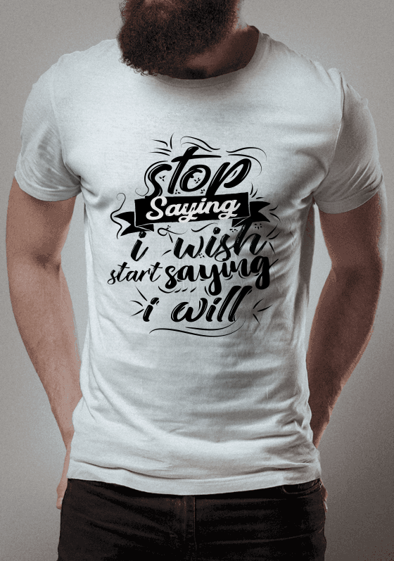 Nome do produto  Stop saying i wish