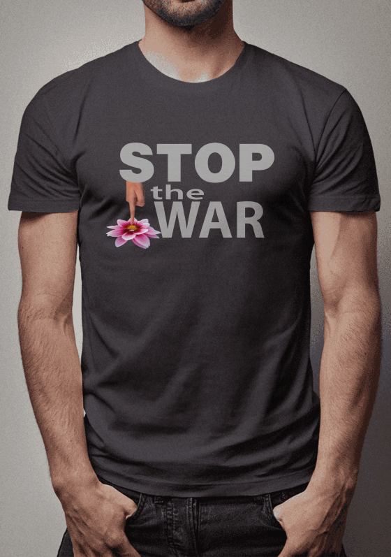 Nome do produto  Stop The War - Pare com a Guerra