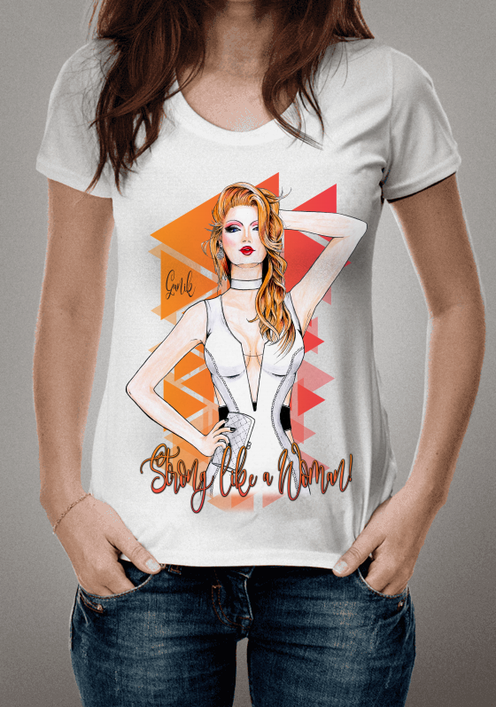 Nome do produto  Strong Like a Woman