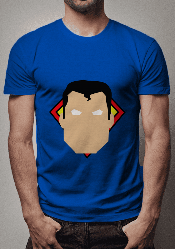 Nome do produto  Super Homem Minimalista