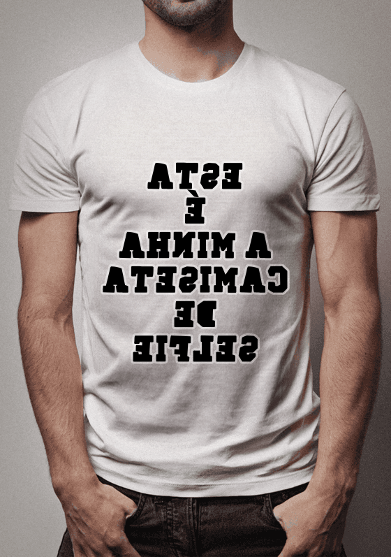 t-Shirt - Camiseta de Selfie - UNISEX (todas as cores)