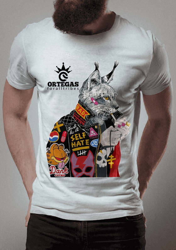 Nome do produto  T-SHIRT  GATO SELVAGEM