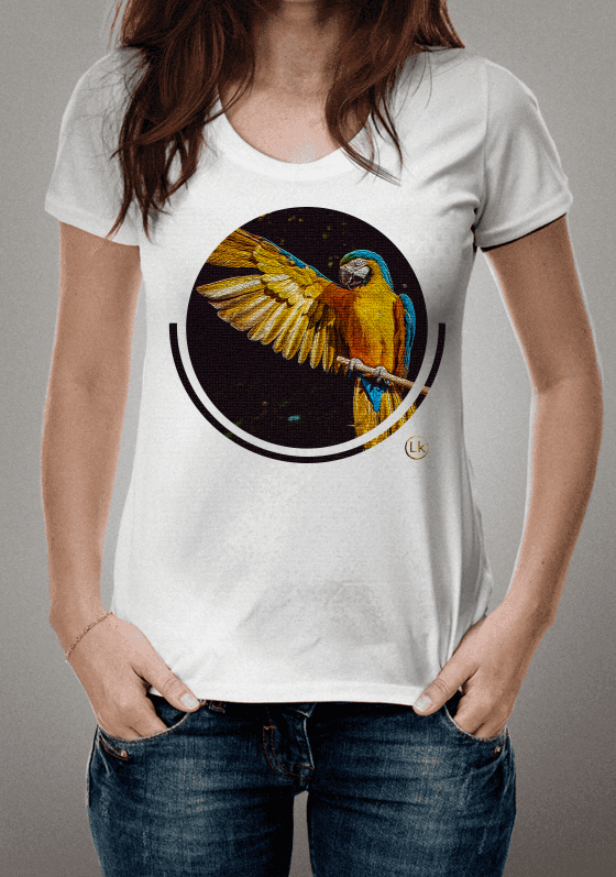 Nome do produto  T-shirt Arara