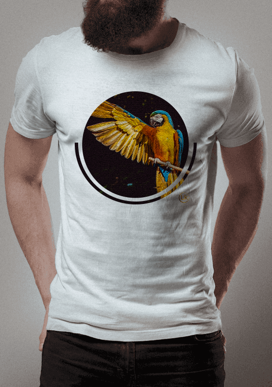 Nome do produto  T-shirt Arara