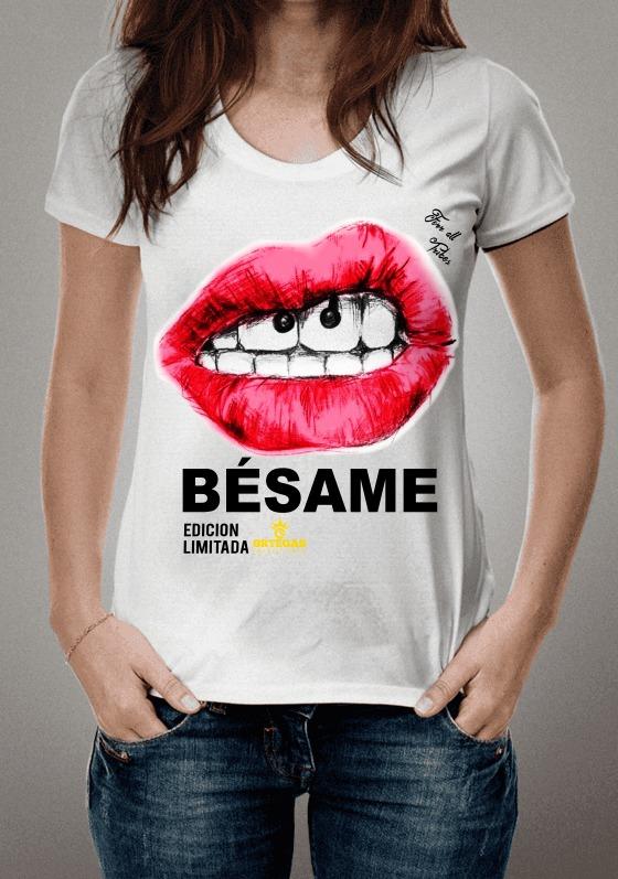 Nome do produto  T-SHIRT BÉSAME EDICION LIMITADA