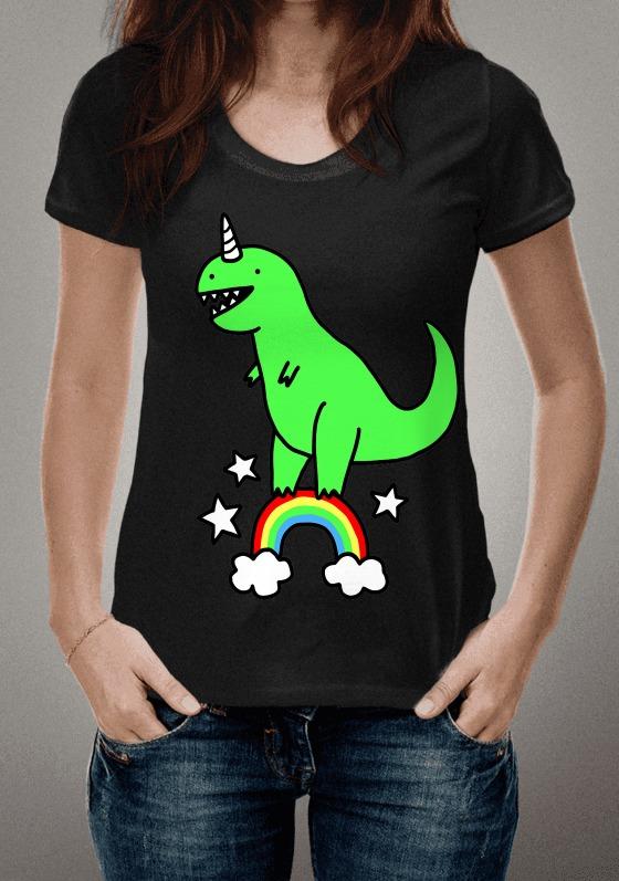 Nome do produto  T Shirt DinoCornio