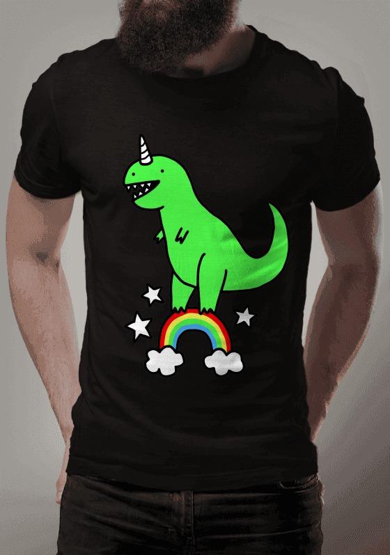 Nome do produto  T Shirt DinoCornio