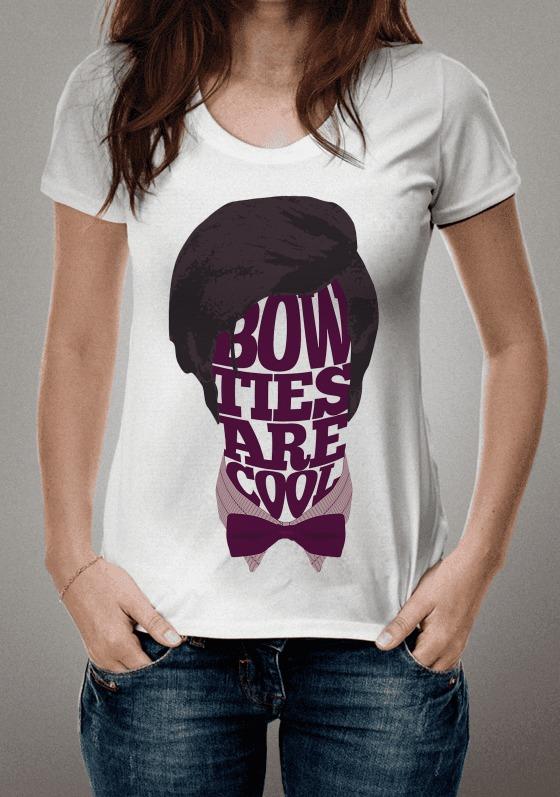 T-Shirt Doctor Who Bow Ties Are Cool!