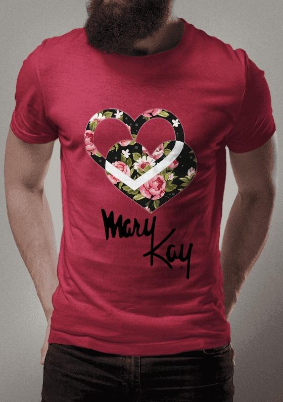 Nome do produto  T-shirt Dois corações Mary Kay 