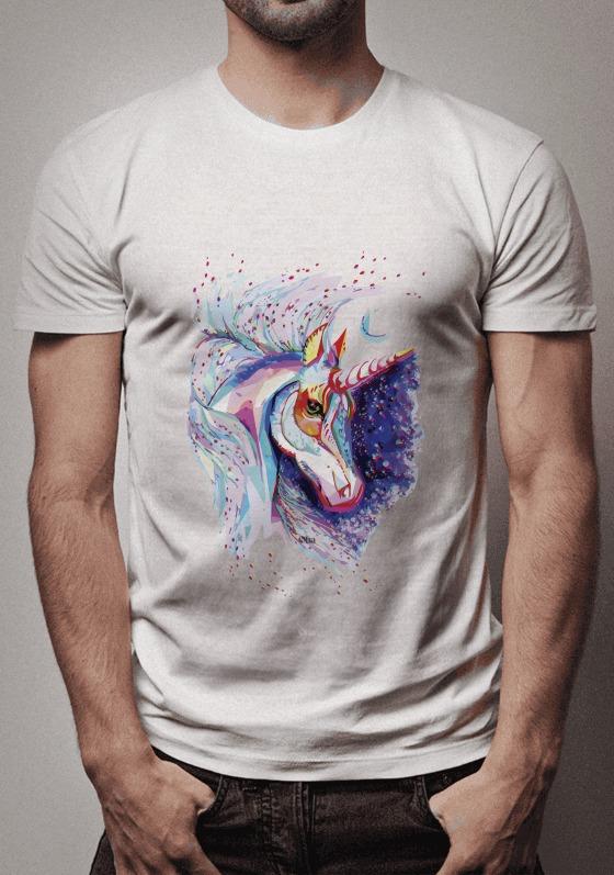 Nome do produto  T-Shirt "ChipArt Unicórnio"