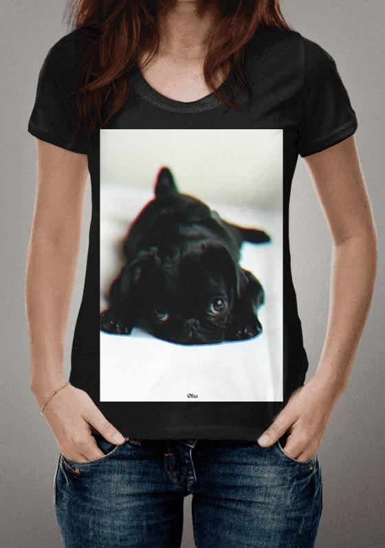 Nome do produto  T-Shirt "Cute dog"
