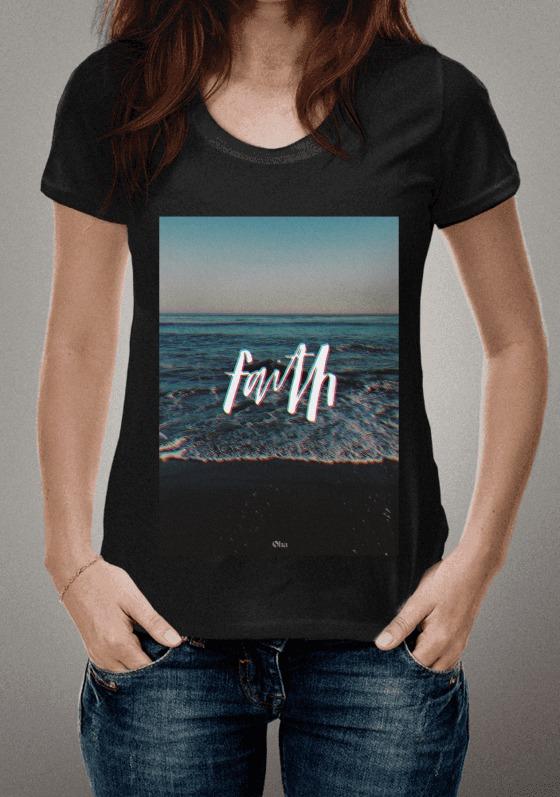 Nome do produto  T-Shirt "Faith"