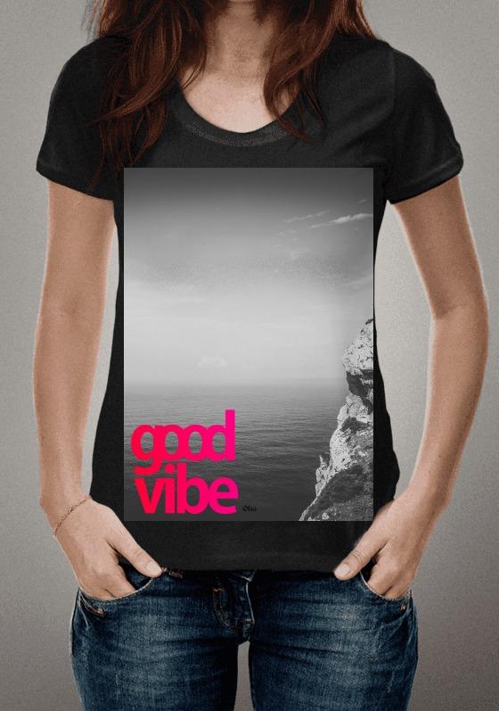Nome do produto  T-Shirt "Good Vibe"