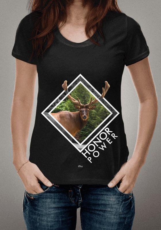 Nome do produto  T-Shirt "Honor power"
