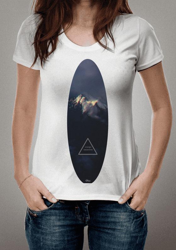 Nome do produto  T-Shirt "Mountain silence"