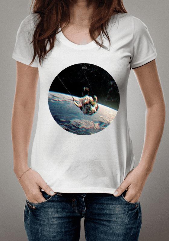 Nome do produto  T-Shirt "No balanço do universo"