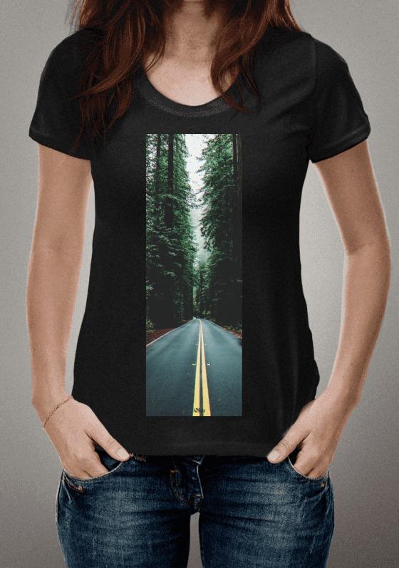 Nome do produto  T-Shirt "Road peacefull"