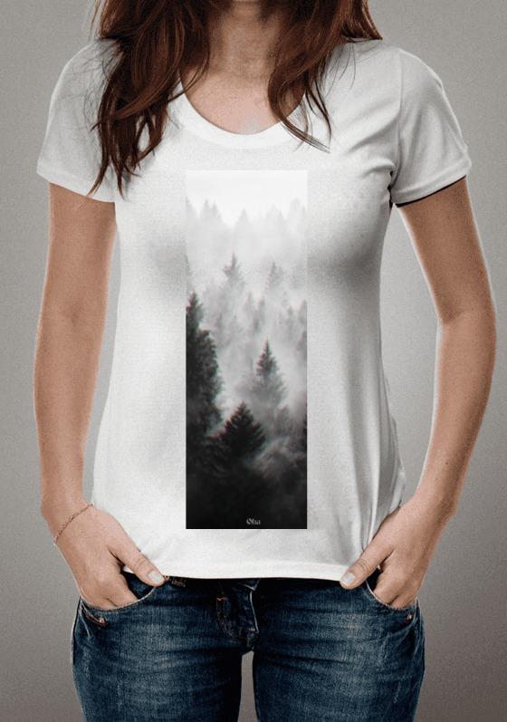 Nome do produto  T-Shirt "Trees in silence"