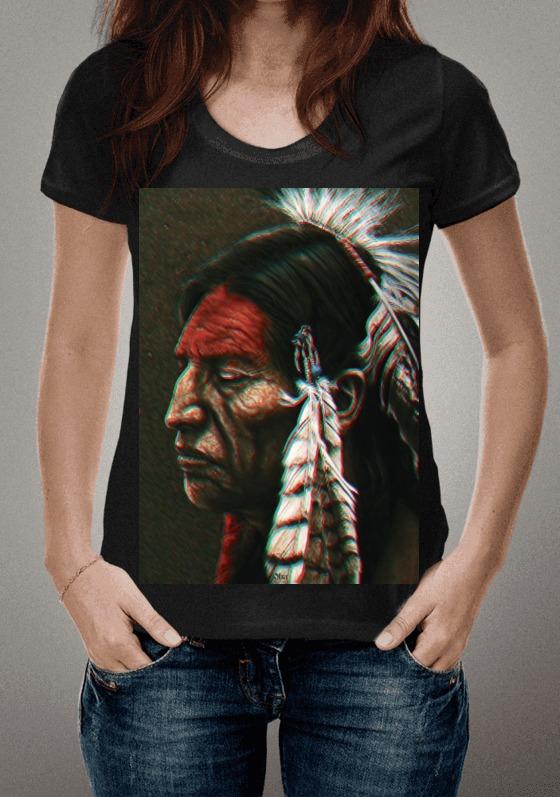 Nome do produto  T-Shirt "Xamã Indian"