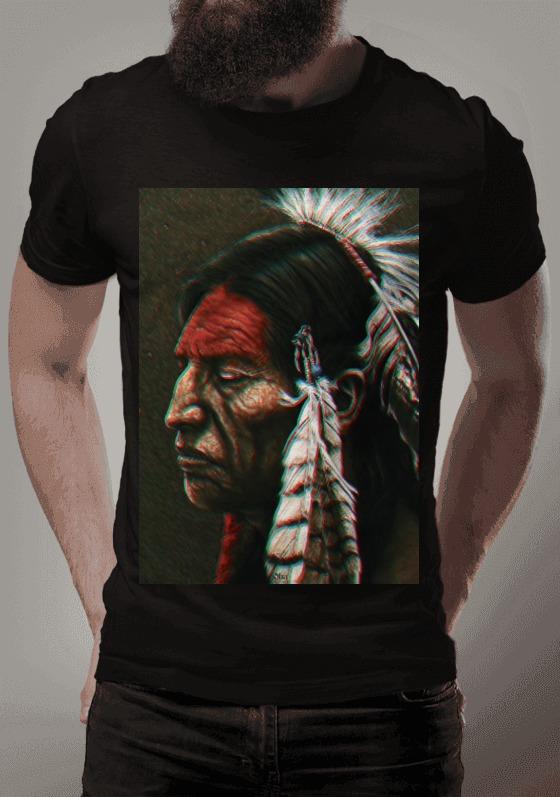 Nome do produto: T-Shirt "Xamã Indian"