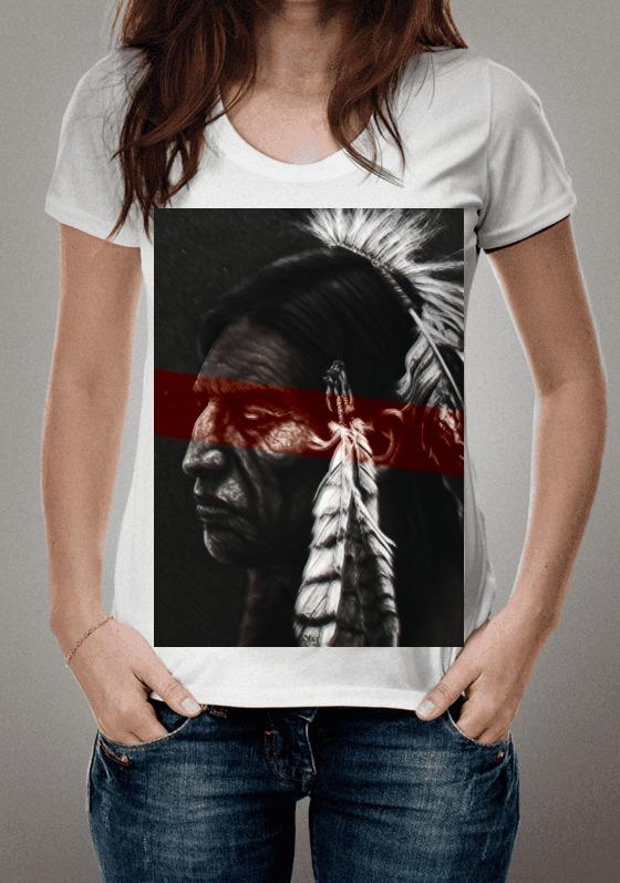 Nome do produto: T-Shirt "Xamã Indian¹"