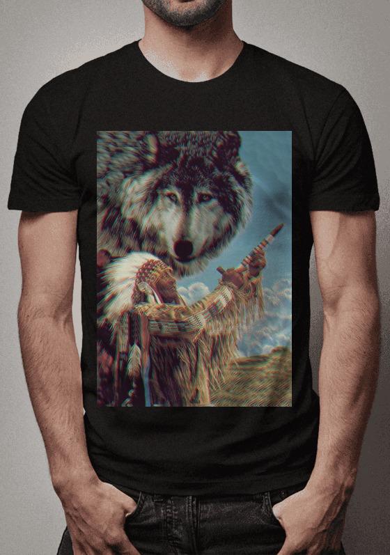 Nome do produto: T-Shirt "Xamã Indian³"