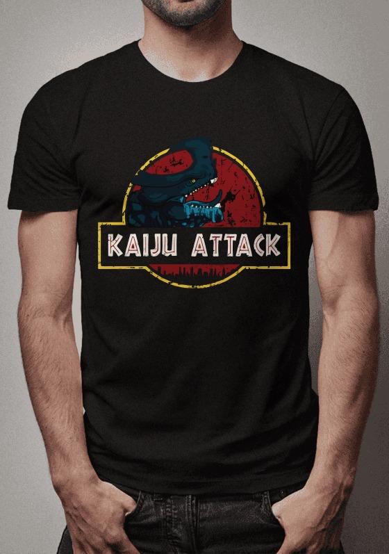 Nome do produto  T-Shirt Kaiju Attack