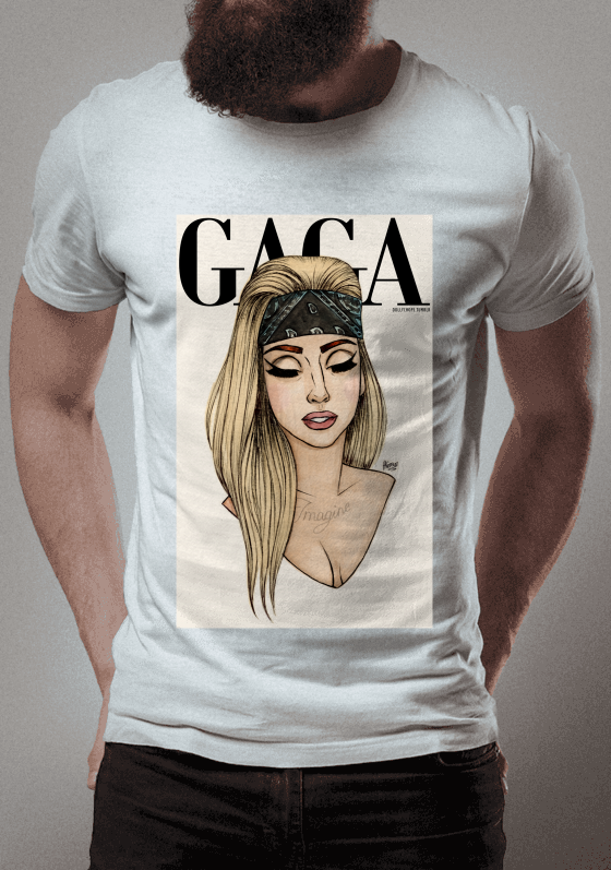 T-Shirt Lady Gaga Art