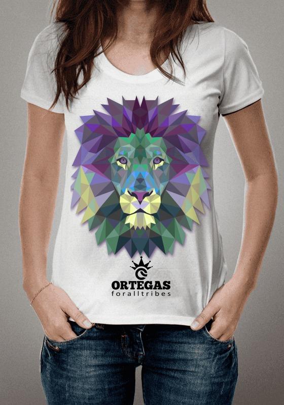 Nome do produto  T-SHIRT LION ILLUSTRATION