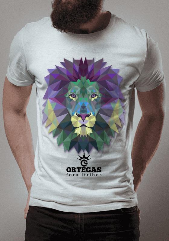 Nome do produto  T-SHIRT LION ILLUSTRATION