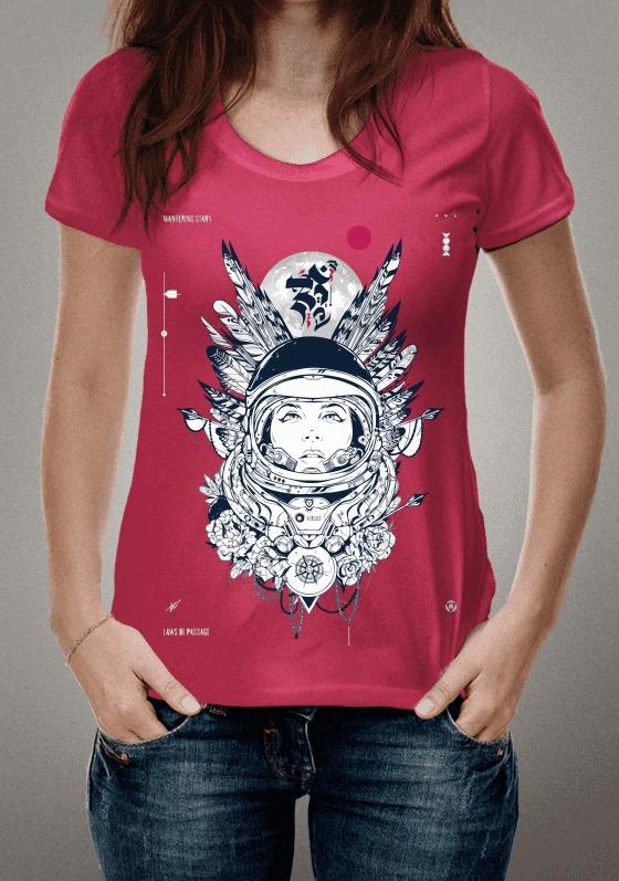 Nome do produto  T-Shirt Luna