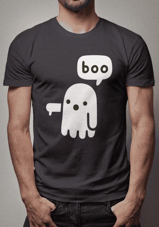 Nome do produto  T-Shirt Masculina Fantasma