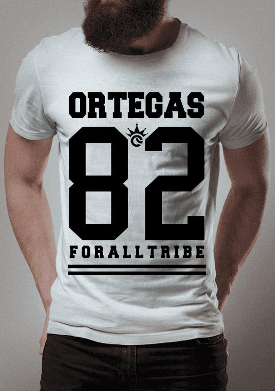 Nome do produto  T-SHIRT ORTEGAS 82 BRANCA 