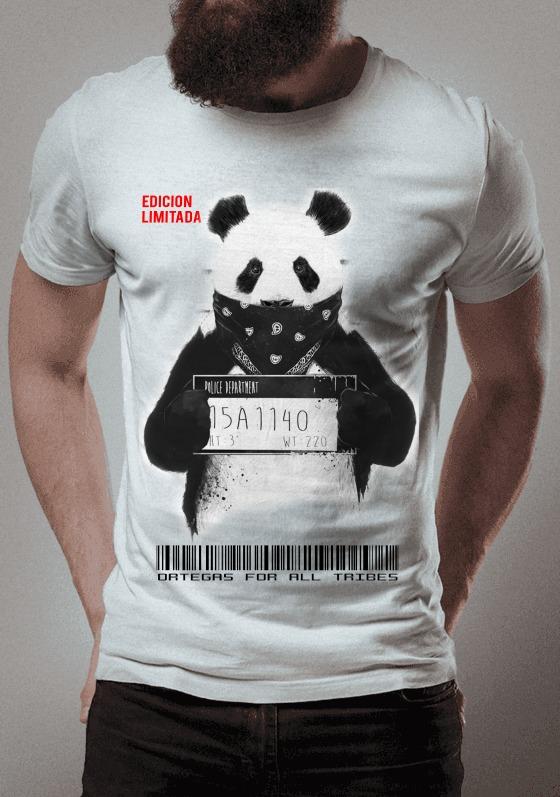 Nome do produto  T-SHIRT PANDA EDICION LIMITADA 