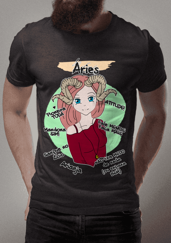 T-Shirt Signo Áries - Frases Engraçadas - Todas Cores