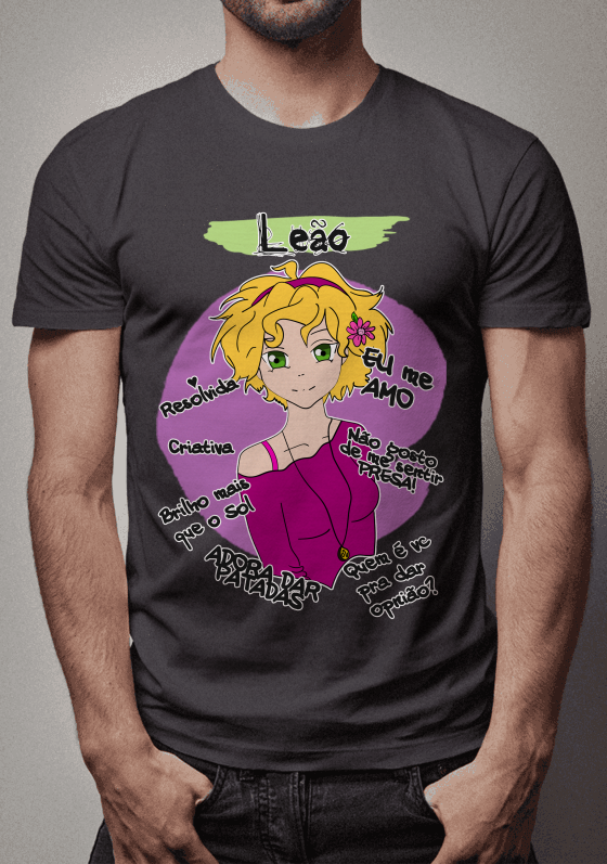 T-Shirt Signo Leão- Frases Engraçadas - Todas Cores