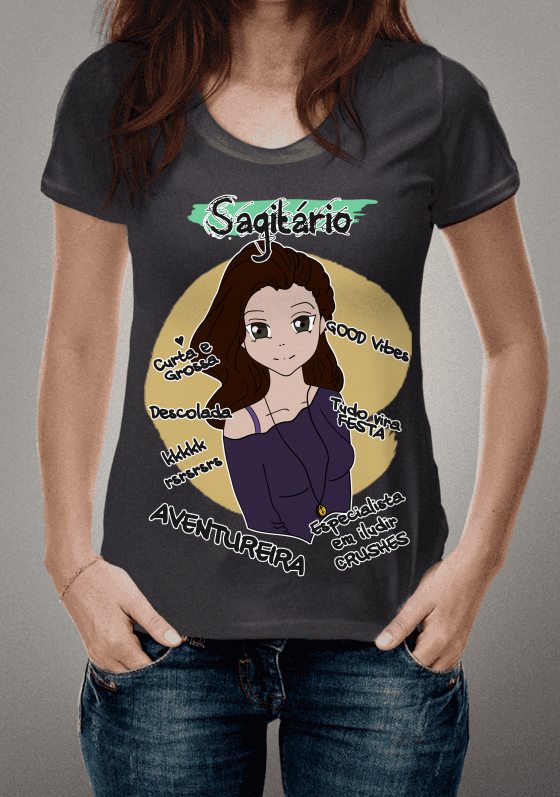 T-Shirt Signo Sagitário - Frases Engraçadas - Todas Cores