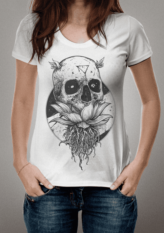 Nome do produto  T-SHIRT SKULL 69'
