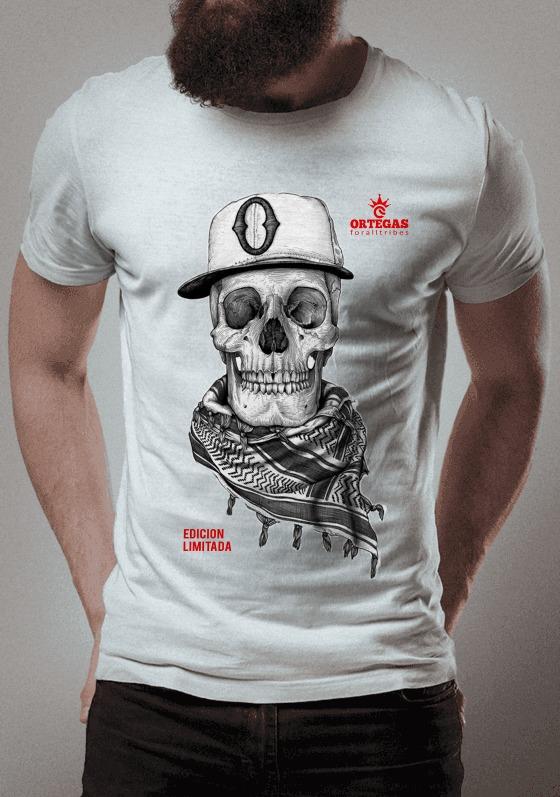 Nome do produto  T-SHIRT SKULL HATS EDICION LIMITADA