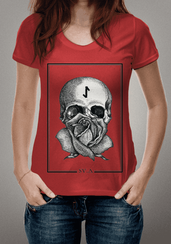 Nome do produto  T-SHIRT SKULL SV