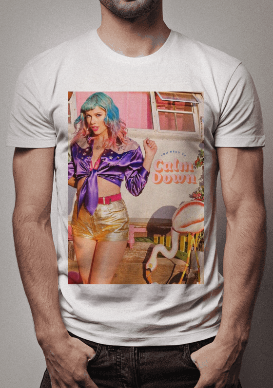 T-SHIRT TAYLOR SWIFT YOU NEED CALM DOWN