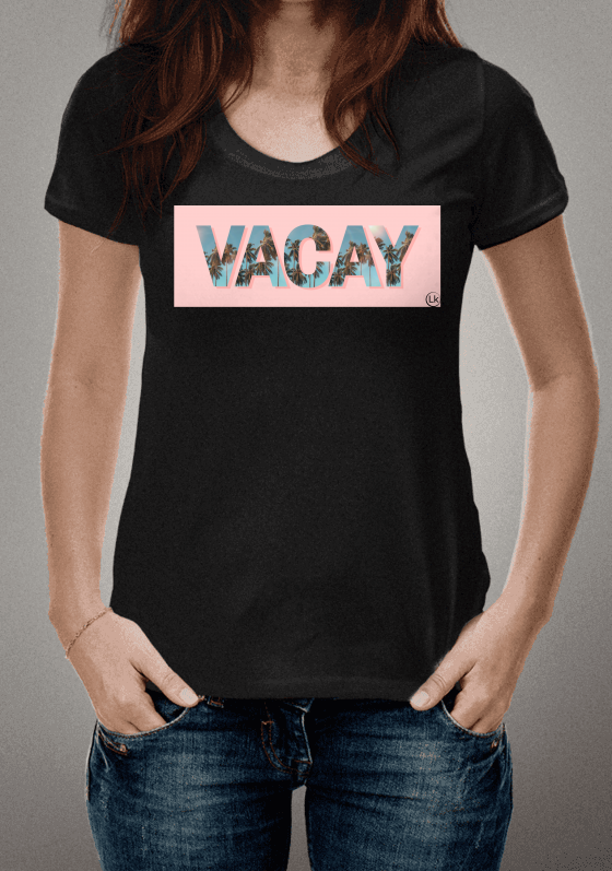 Nome do produto  T-shirt Vacay